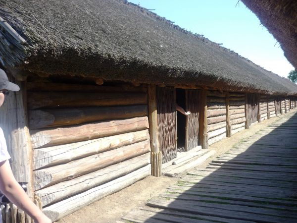 Osiedle w Biskupinie powstało  najprawdopodobniej zimą 738 roku p.n.e. Założono je na podmokłej wyspie na Jeziorze Biskupińskim (obecnie półwysep), o kształcie