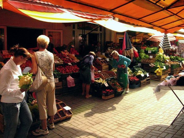 Pachnąca część rynku.