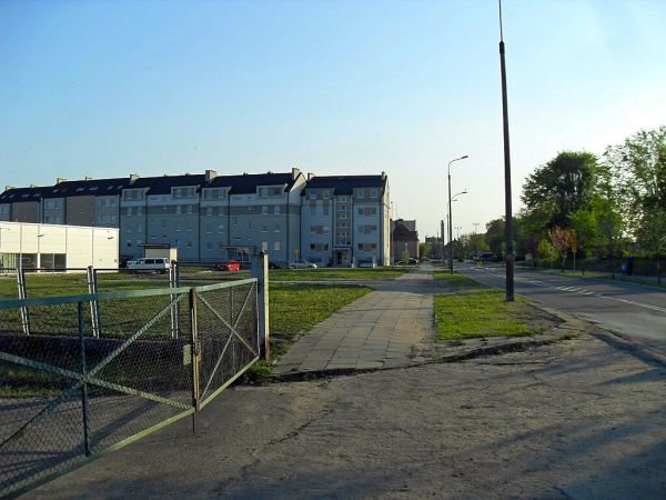 Ulica Kolejowa w stronę Dworca PKP