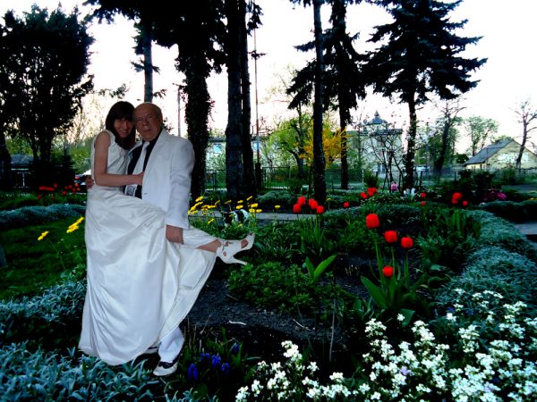 Wiosenne kwiaty w Bytyniu.