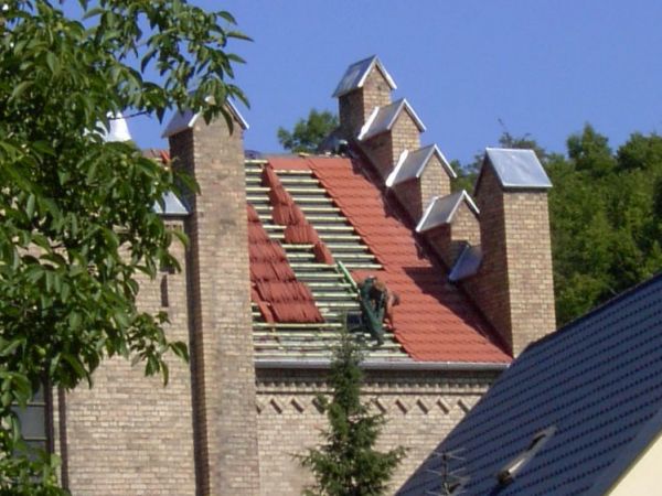 Kościół-remont dachu