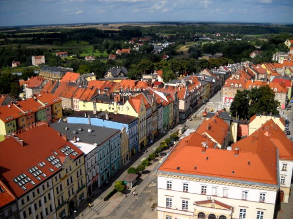 Złotoryja z lotu ptaka

Złotoryja (łac. Aureus Mons, niem. Goldberg, daw. Złota Góra) – miasto i gmina w południowo-zachodniej Polsce w województwie dolnośląs