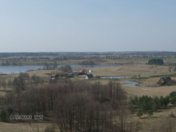 Widok z wieży .