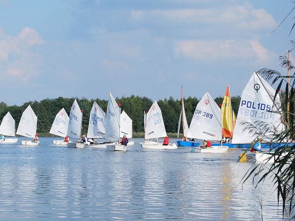Regaty na zalewie koszyckim.