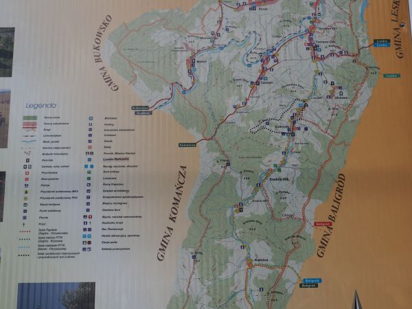 Gmina Zagórz zaprasza ! - a zachętą do poznania walorów turystycznych znakomicie  przygotowane stacje edukacyjne i plansze z mapami okolic a na nich bogata ofer