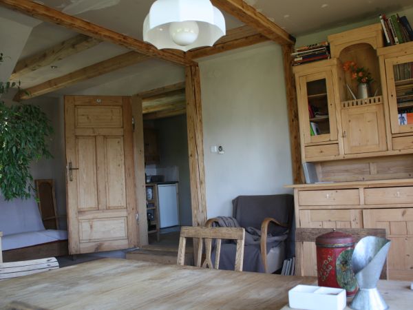 Jadalnia w Willi Bajka, miejsce wielu miłych rozmów i spotkań