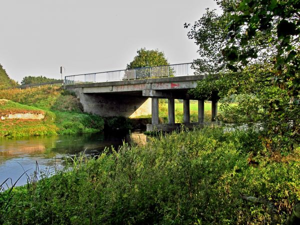 Most nad Wdą w drodze z Borzechowa do Osowa Leśnego