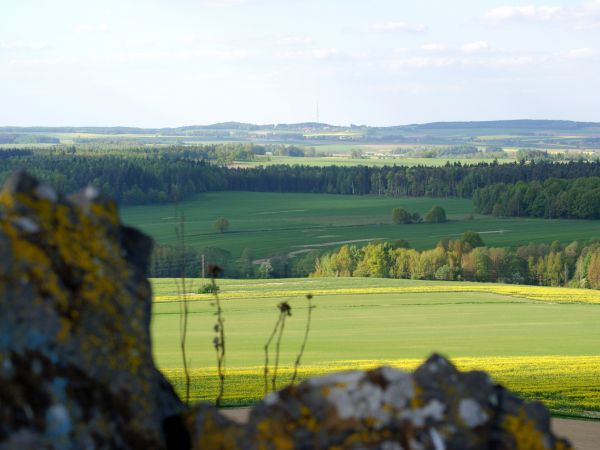 Widok ze stożka wulkanicznego - Czubatki. 01.05.11