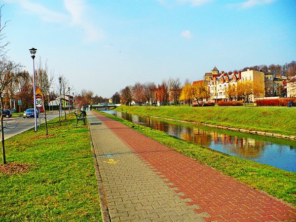 Bulwary nad Czarną Przemszą - Będzin