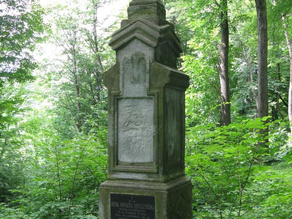 na cmentarzu greckokatolickim. Do początku XIX wieku tablice nagrobne upamiętniały jedynie znaczniejszych obywateli. Często spotykane na starych pomnikach liter