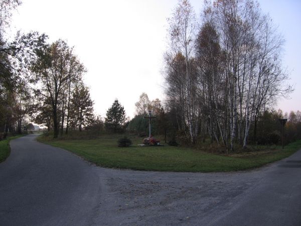 Przyborów-Buczyna Krzyż z wieży Kościoła Parafialnego ustawiony na pamiątkę procesji Bożego Ciała w 2008 r.