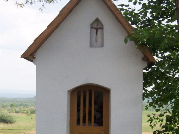 Kapliczka przy drodze Nowa Wieś Szlachecka - Przeginia Duchowna
