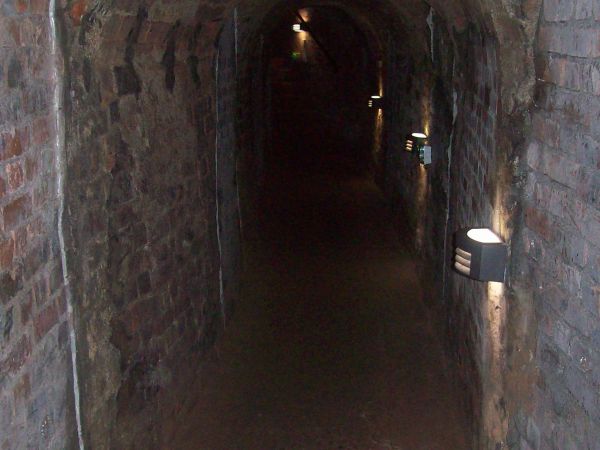 Podziemna Trasa Turystyczna liczy ok. 600 metrów długości i przebiega od ulicy Zawiszy Czarnego ku wyjściu przy Twierdzy w obrębie ulicy Grodzisko.