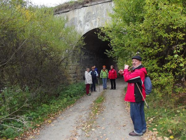 Austriacy jeszcze /za zaborów/ w latach 80-tych XIX wieku - tą linię kolejową pobudowali, poprowadzili i ten wiadukt też - fachowcy z Włoch i z Francji sprowadz