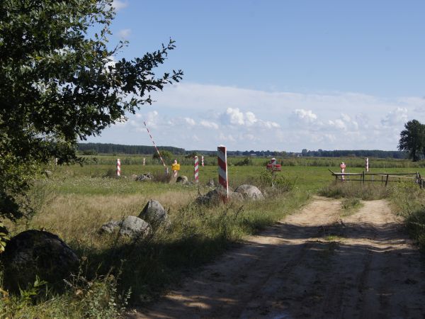 W XV - XIX w. granica miedzy Rzeczpospolita Polska a Wielkim Księstwem Litewskim/ Królestwem Polskim a Rosja