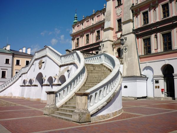 Zamość - Schody Ratusza