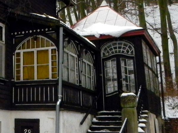 Gdansk Oliwa ul. Abrahama  "Chatka pod Losiem"