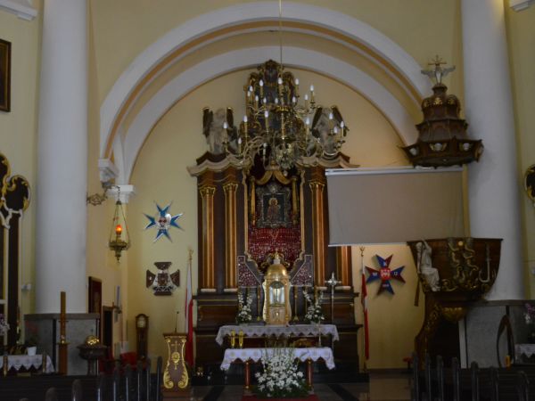 Wnętrze kościoła Garnizonowego.