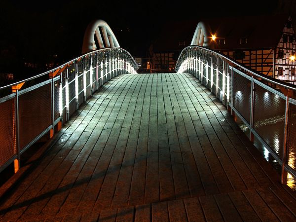 Bydgoszcz - kładka nad Brdą przy operze