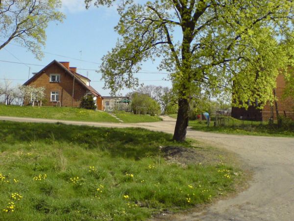 Gamerki W. cztery kierunki: lewo Mostkowo, prawo Jonkowo, prosto osada nad J.Gamry, tył stacja PKP i przystanek autobusowy.