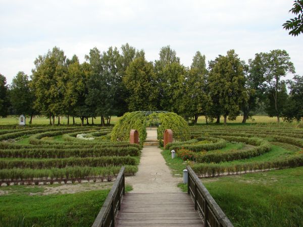 Ogród zielny na Kodeńskiej Kalwarii