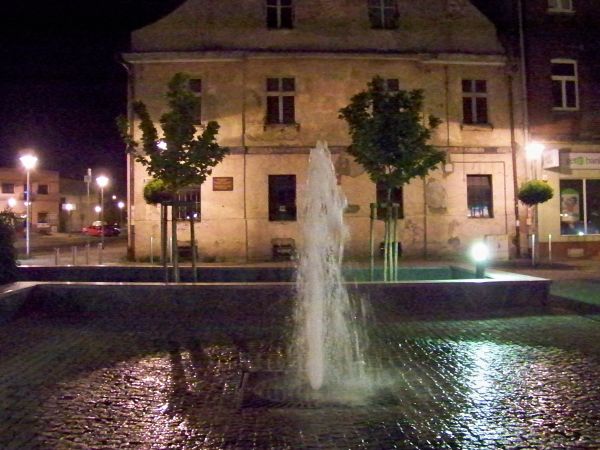 Czeladź by night. Rynek.