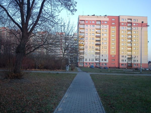 Mysłowice-Osiedle przy Ulicy Mickiewicza.