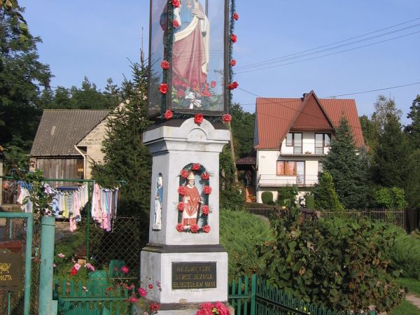 Przyborów-Koniec Figura Serca Pana Jezusa