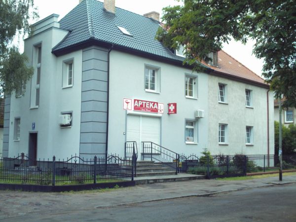 Apteka "pod Wagą" ul. Tczewska.
a powinno być "pod Wardą"