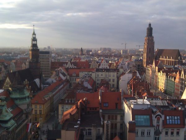 Panorama z katedry św. Marii Magdaleny.