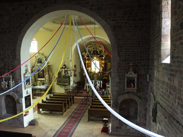 Kościół pw Narodzenia NMP - widok z chóru