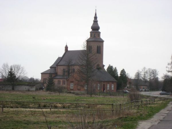 Kosciół zbudowany w latach 50 tych ubieglego wieku