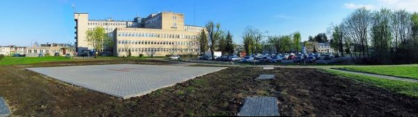 Szpital im. Św. Jana w Starogardzie Gdańskim - widok z ulicy Ściegiennego