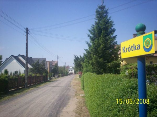 Ulica Krótka jest naprawdę krótka.