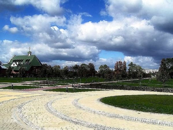 Busko-Zdrój, nowy park uzdrowiskowy.