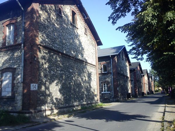 Czeladź-Piaski. Kamienice przy Ul. Kościuszki.