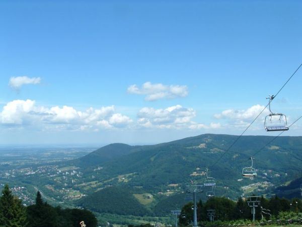 Widok ze szczytu Czantorii