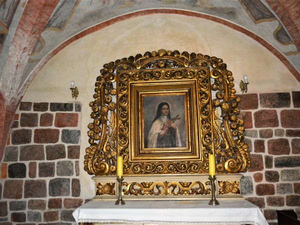 Wnętrze kościoła.