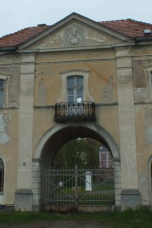 Fragment budynku bramnego