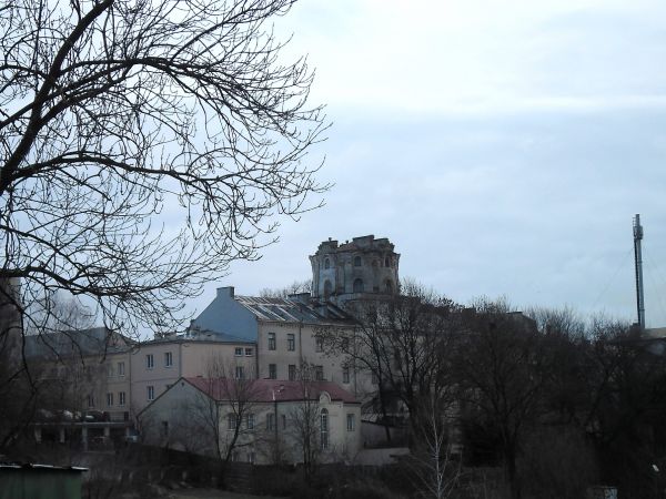 Zabudowania Browaru widziane z ul. Dolnej Panny Marii.