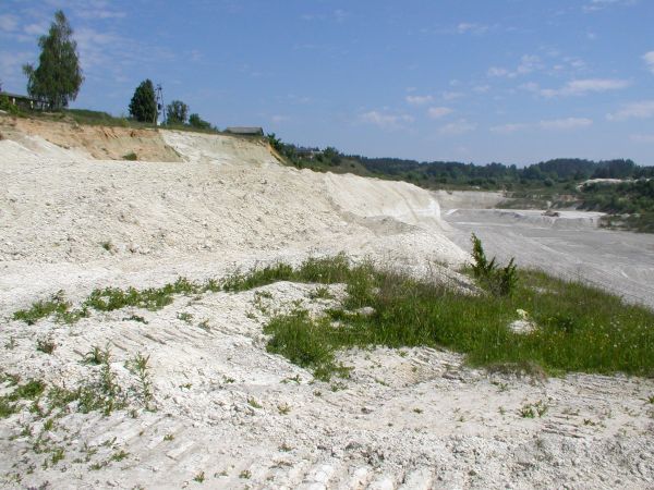 Odkrywkowa kopalnia kredy w Mielniku