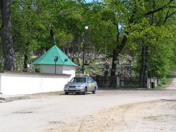 Na cmentarzu obok kościoła znajduje się pomnik powstańców
 z 1863 r oraz groby partyzantów poległych w bitwie pod Osuchami w 1944 r