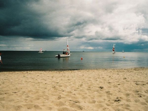 Plaża przy molo