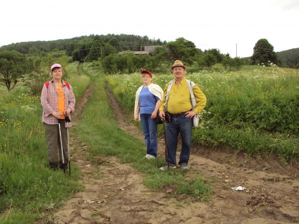 przed : zabudowa gospodarstw - niegdyś przysiółka : Olchowiec.