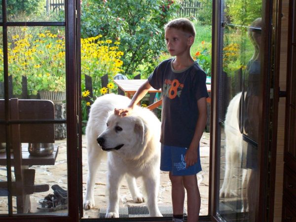 W domu czekał stęskniony przyjaciel....