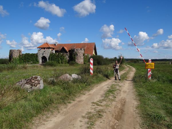 od XV do XIX wieku granica między Polska a Wielkim Księstwem Litewskim/ Królestwem Polskim a Rosją