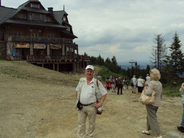 na szlaku do Schroniska Górskiego PTTK na Jaworzynie Krynickiej - 1114m npm.