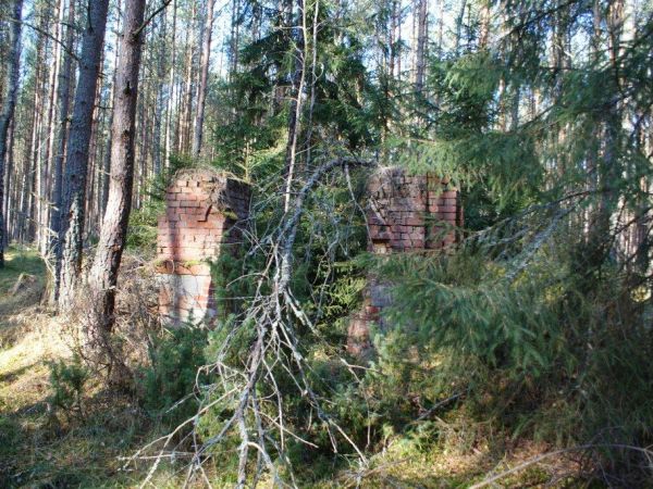 Tajemnicze ruiny w lesie. Iłowiec - październik 2010