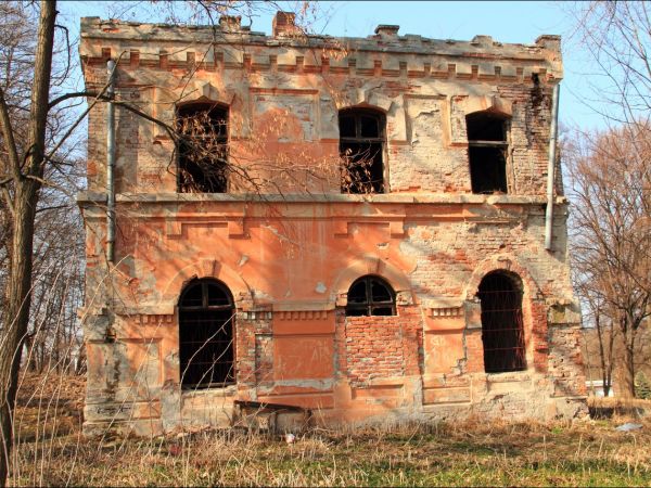 Pałacyk z początku XIX wieku  projektu architekta Chrystiana Piotra Aignera. Należał do Terleckich a następnie do Drohojowskich . Wokół niego duży , zdziczały p