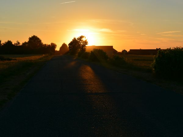 zachod slonca Droblin foto Elzbieta Maluch Miechowicz